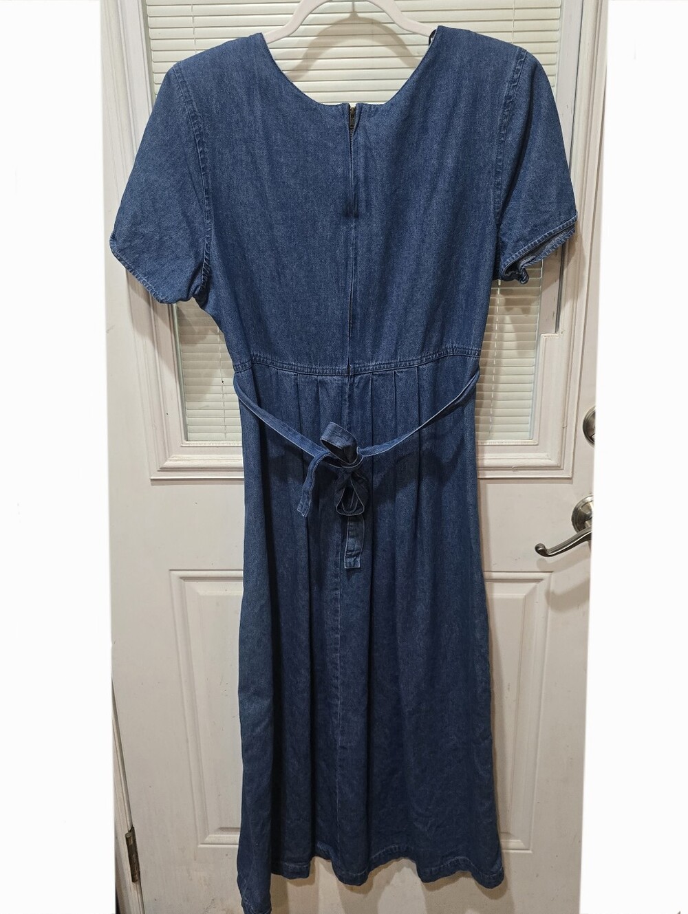 Erika & Co Vintage 90s Denim Maxi Dress Size L - Picture 4 of 4
